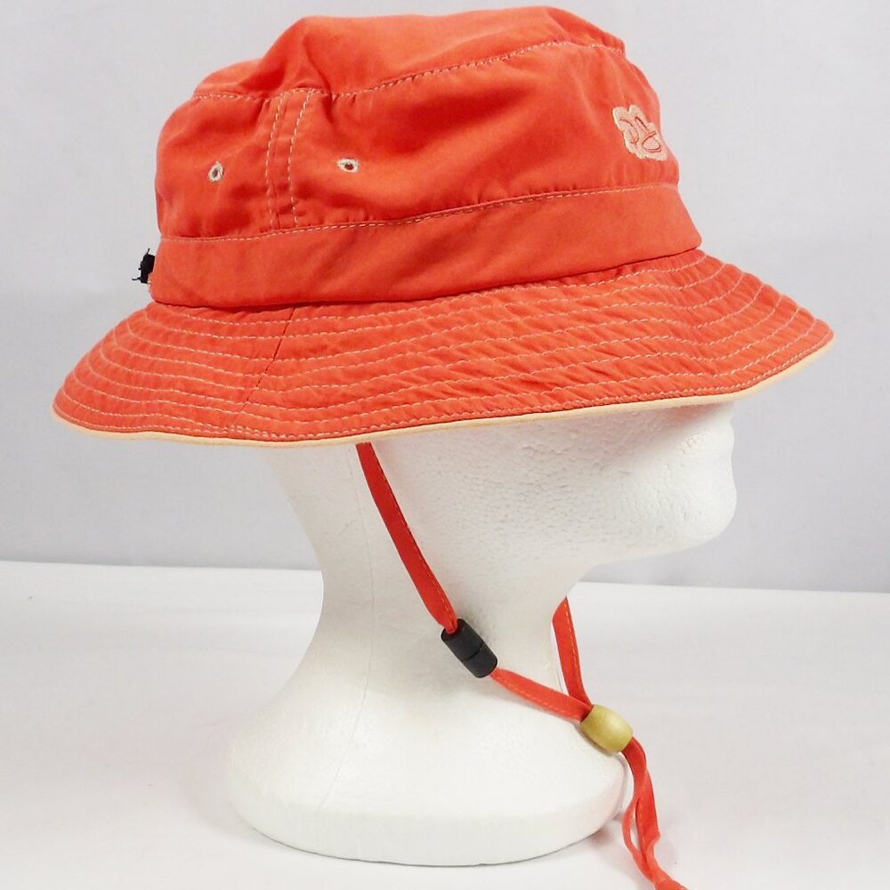 Panama Jack Unisex Kids Orange Coral Color Bucket Hat Size 4 - 6X - Picture 4 of 9
